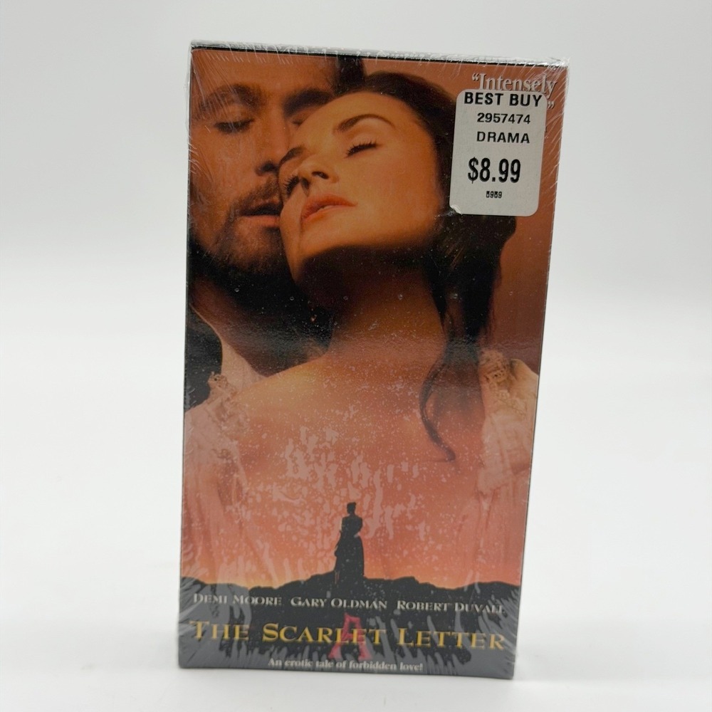 The Scarlet Letter VHS 1995 Demi Moore Gary Oldman Drama Movie New Sealed 5959